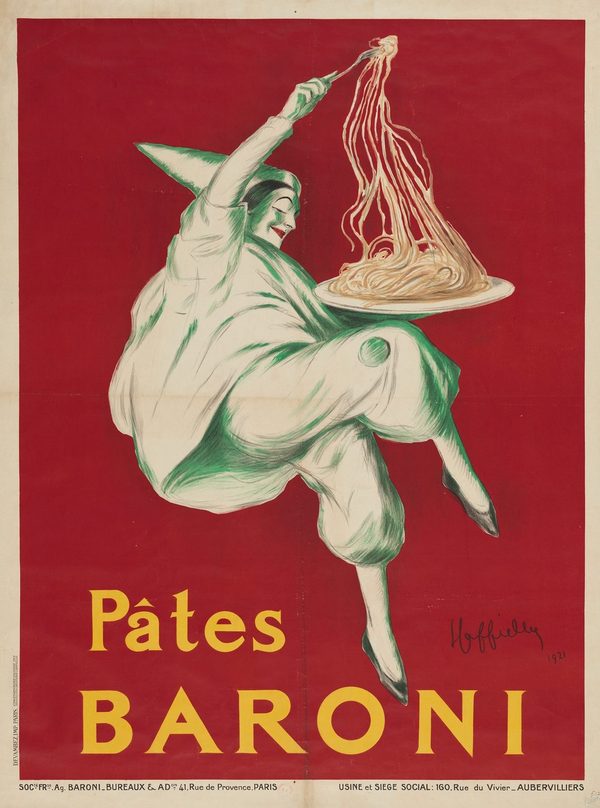 Pâtes Baroni (1921) — vintage Belle Époque poster by Baroni, Aubervilliers, fine art giclée print