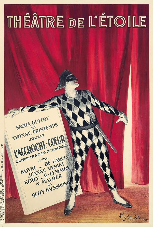 Sancta (c. 1920) — vintage Belle Époque poster by Liqueur de l'Abbaye de Faverney, Paris, fine art giclée print