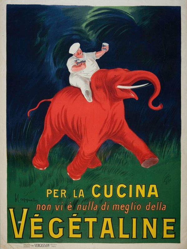 Végétaline (c. 1921) — vintage Belle Époque poster by Végétaline, France, fine art giclée print